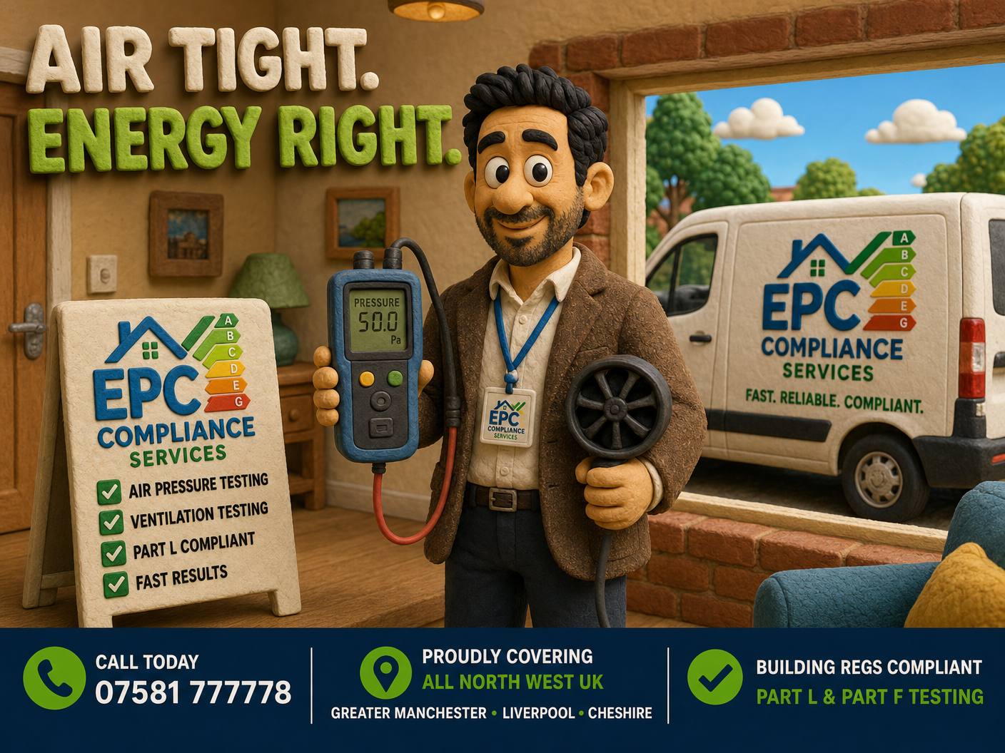 Air Pressure Testing — Air Tight. Energy Right.