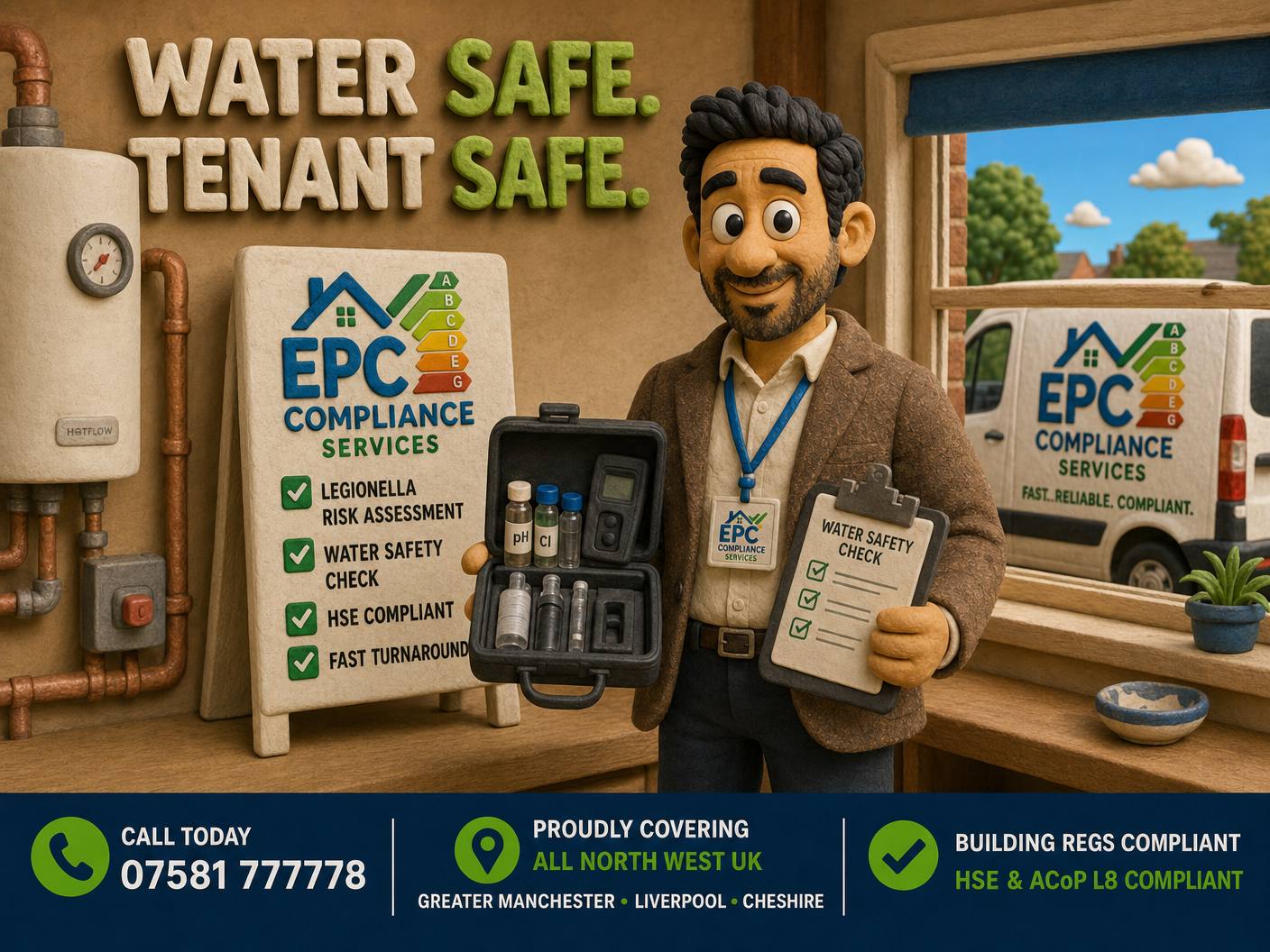 Legionella Risk Assessment — Water Safe. Tenant Safe.