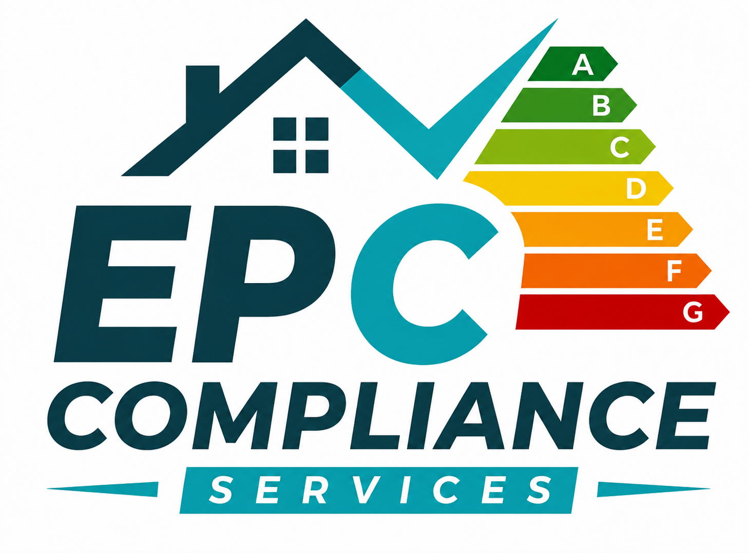 EPC Compliance Services logo with A to G rating band